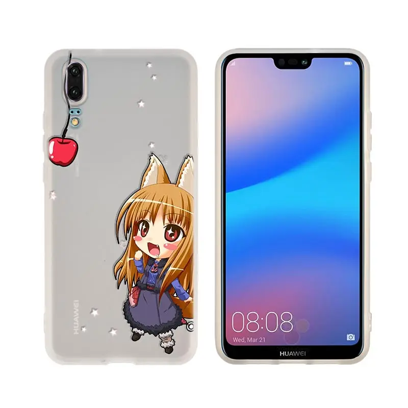 Чехол для телефона из ТПУ с волком и специями мягкие чехлы Huawei P40 P30 P20 Pro P10 P9 Lite p30lite