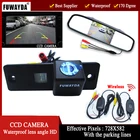 Беспроводная цветная CCD камера заднего вида FUWAYDA для Toyota 4runnerLand Cruiser Prado 2010, с 4,3 дюймовым монитором на зеркале заднего вида