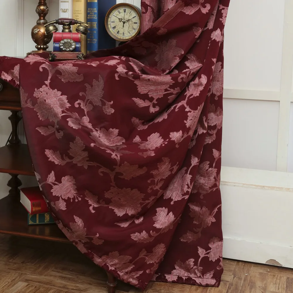 Шторы из жаккарда NAPEARL коричневые полузатемненные шторы модные на окна в