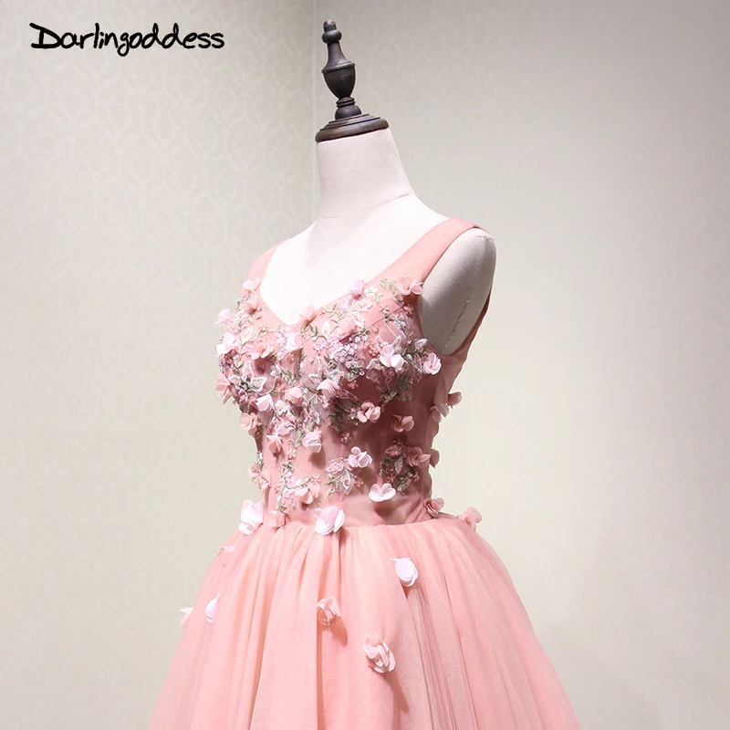 Сексуальное Кружевное коктейльное платье с v-образным вырезом 3D Цветочный халат