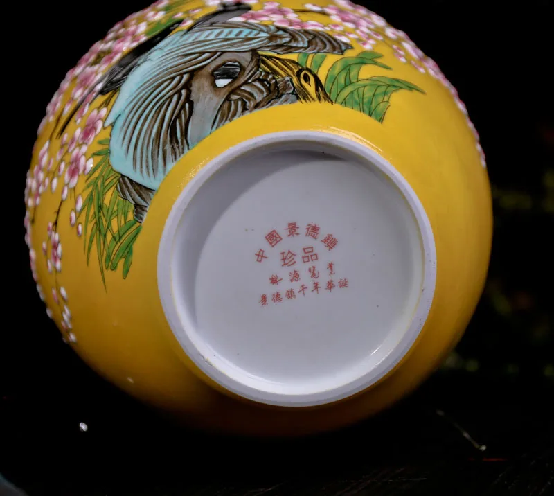 Керамическая ваза Jingdezhen украшения для рукоделия свадебный подарок домашняя