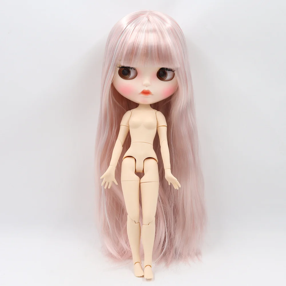Ледяной DBS Blyth кукольные 1/6 bjd из белой кожи шарнирное тело сказочных розовых