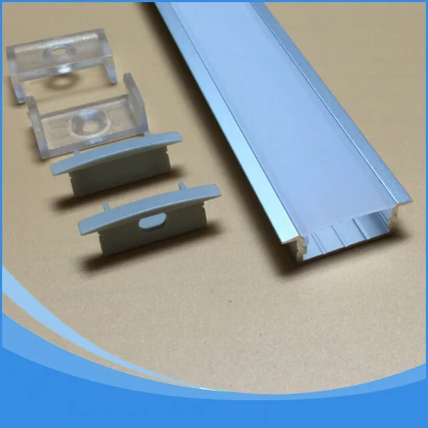 

Алюминиевый профиль для светодиодной вывески длиной 2 м, 40 шт., внешний светодиодный профиль, подходит для светодиодных лент шириной до 20 мм