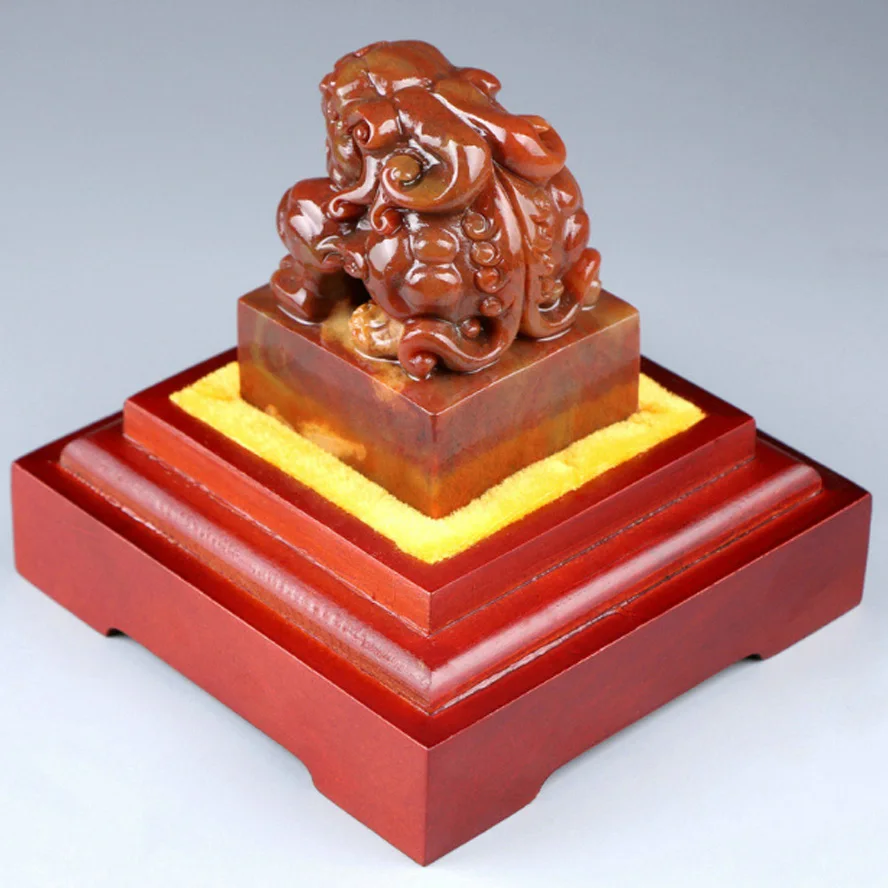 Высококачественная Китайская печать империальная Нефритовая гравировка