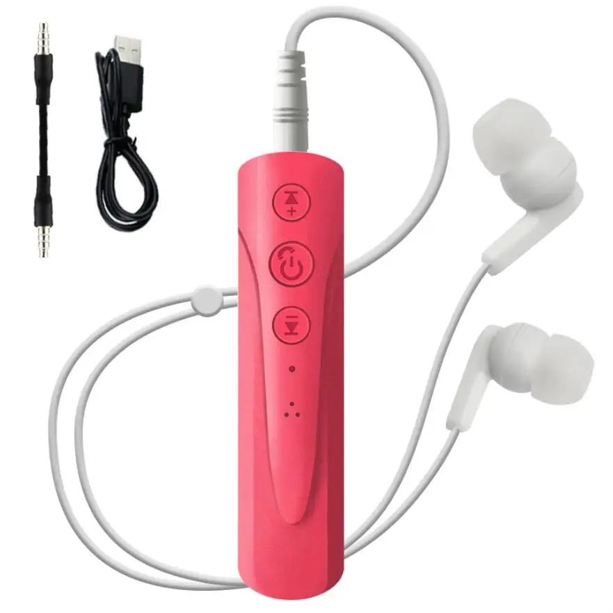 Red-White Earphone Вы первый Bluetooth наушники беспроводные наушники Адаптер гарнитура Bluetooth Спорт с проводными наушниками для телефона iPhone Xiaomi - Цвет: Red-White Earphone