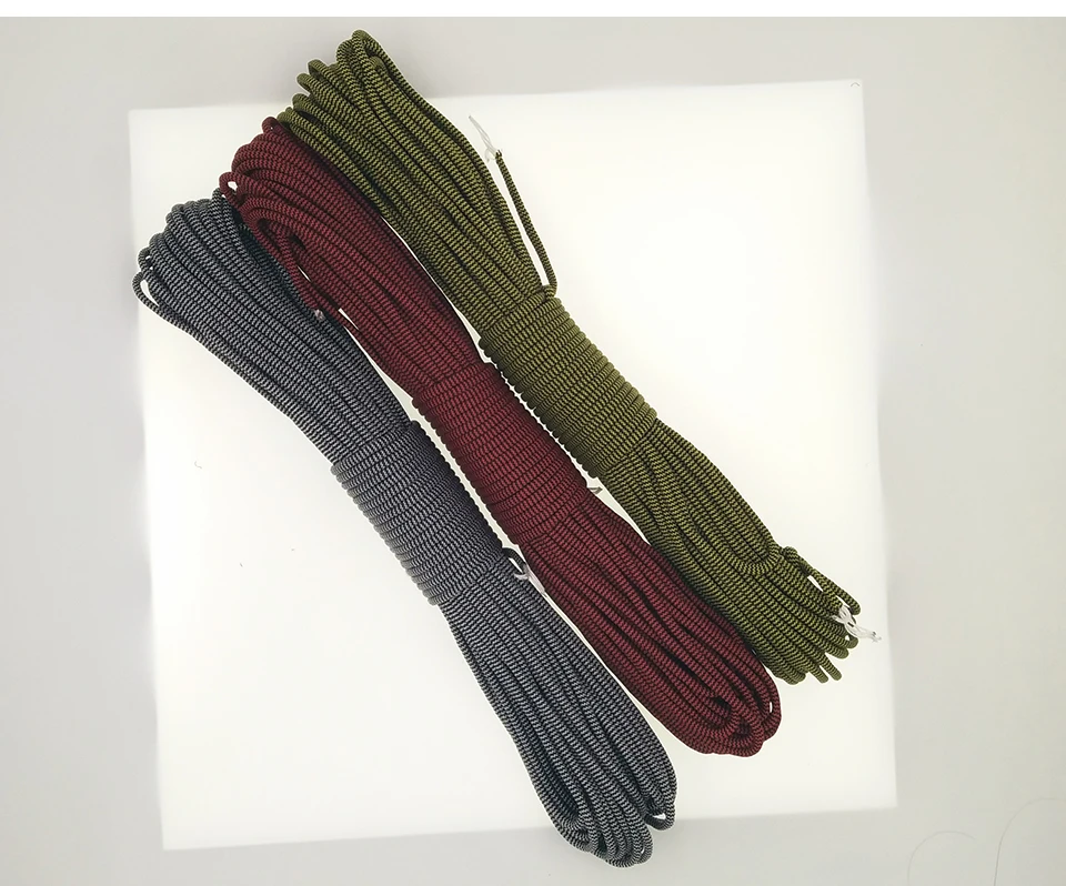 YOUGLE Paracord 550 парашютный шнур веревка Mil Spec Тип III 7 Strand 100FT ClimbingCamping оборудование для выживания 137-143