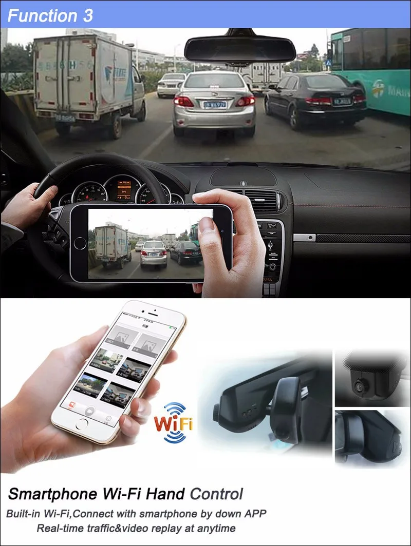 BigBigRoad для infiniti QX50 QX70 автомобильный wifi DVR видеорегистратор Novatek 96655 видеорегистратор камера FHD 1080P