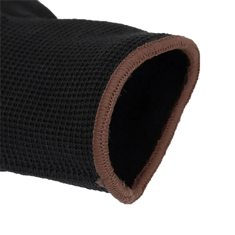 Новое поступление 12 пар черные нейлоновые защитные рабочие перчатки из