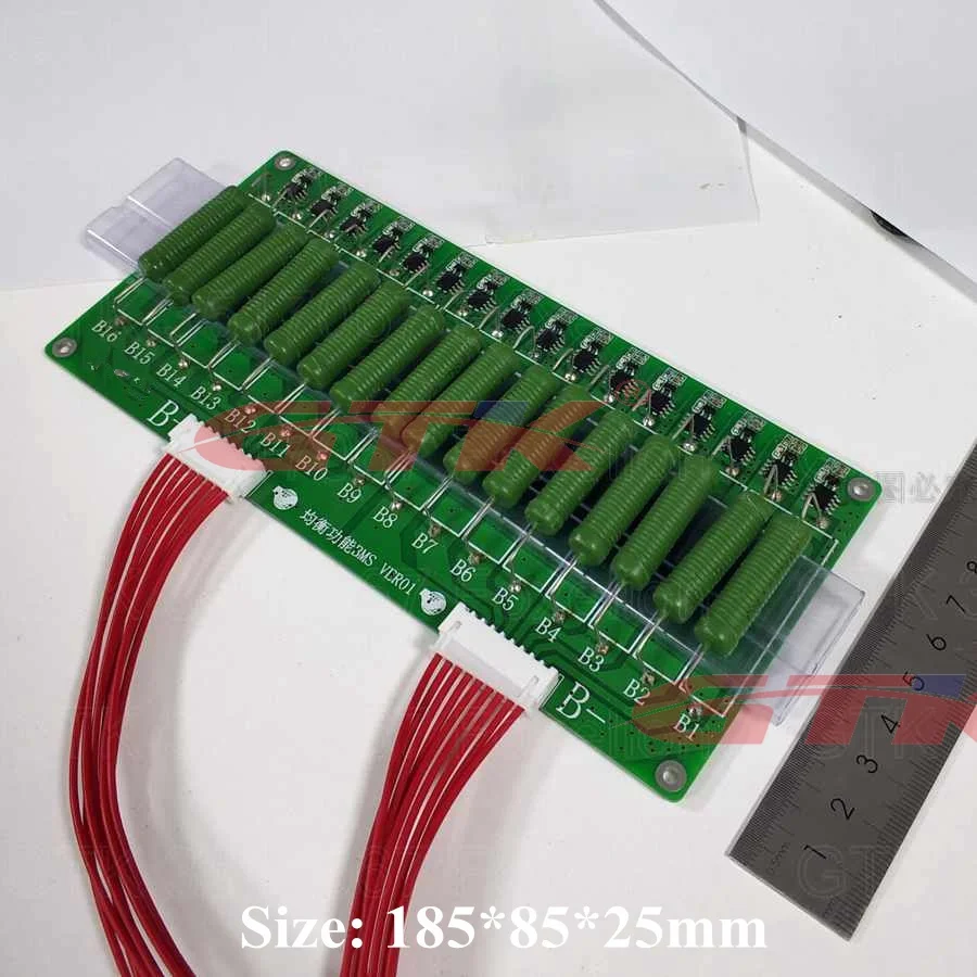 1 шт. балансир высокой мощности BMS 3s до 16S 60V 1A литиевая 1000ma BMS Lifepo4 16S 48V 1500mA 1.5A выравнивание тока только балансировка