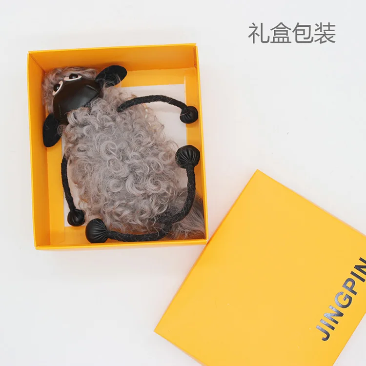 Декоративный Автомобильный ключ из натуральной кожи кашемировый шерстяной