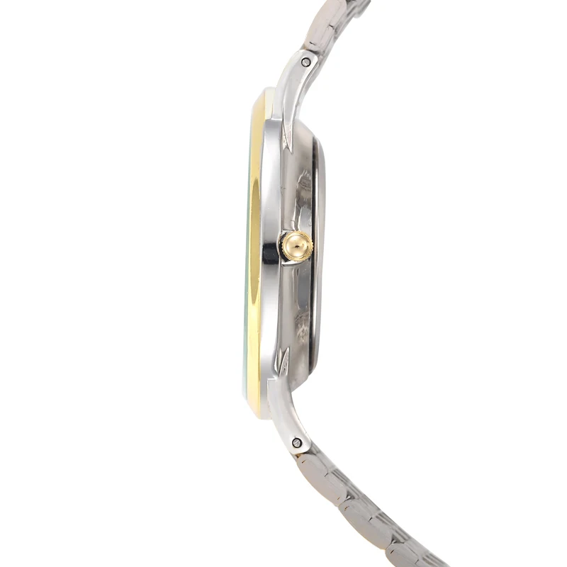 Лидирующий бренд роскошные золотые часы мужские с бриллиантами тонкие кварцевые