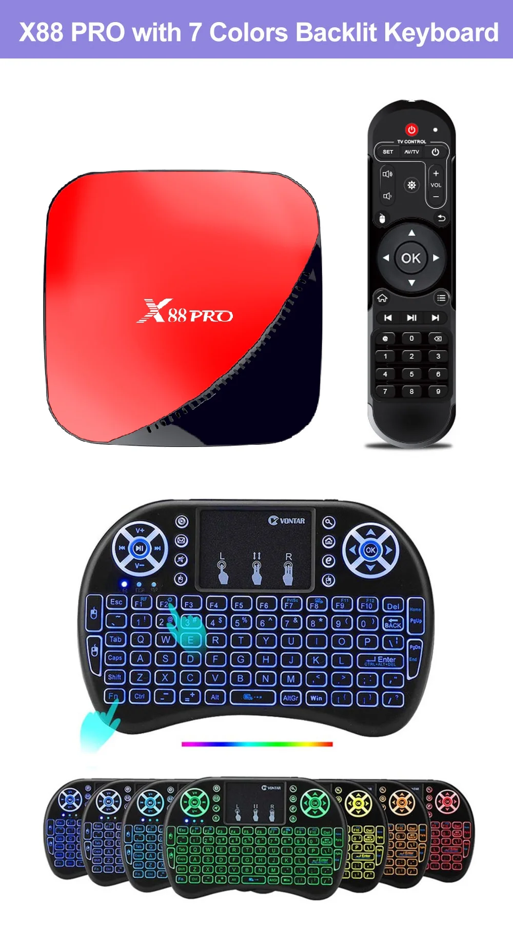 X88 PRO Android 9,0 ТВ приставка 4G 64G RK3318 Смарт ТВ приставка Поддержка 2,4G/5G Wifi 4K Google Play YouTube Netflix 4G 32G Смарт ТВ приставка