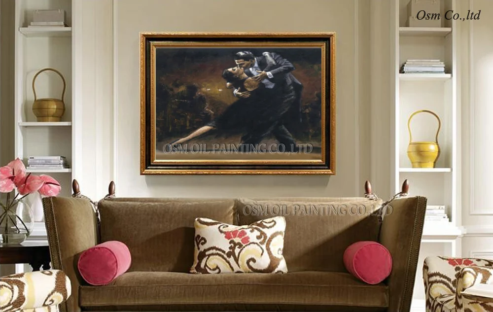 Искусный художник ручная работа высокое качество впечатляющий танцор картина