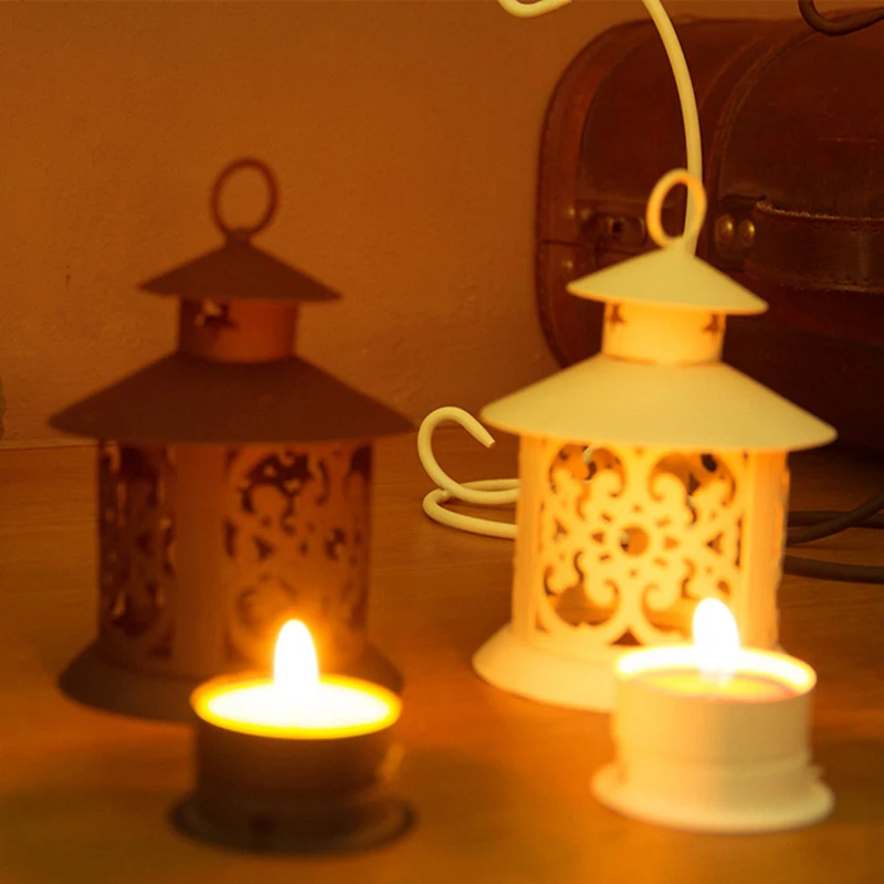 Ретро Железный Подсвечник декоративные фонари подсвечники для домашнего декора