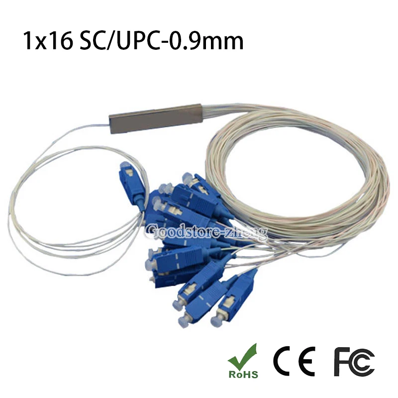

1x16 SC/UPC Fiber Optic PLC Splitter Fiber splitters Fiber pigtails