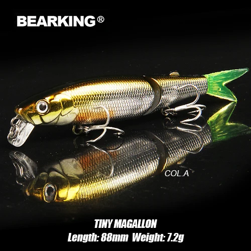 Magallon-Tiny-A BEARKING Magallon Family 113 мм 16 г, 113 мм 13,7 г, 88 мм 7,2 г профессиональные рыболовные приманки гольян Кривошип горячая модель приманки - Цвет: Magallon-Tiny-A