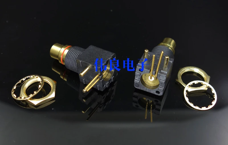 Позолоченный RCA Сиденье Поворотный декодер DAC цифровой коаксиальный вход и выход