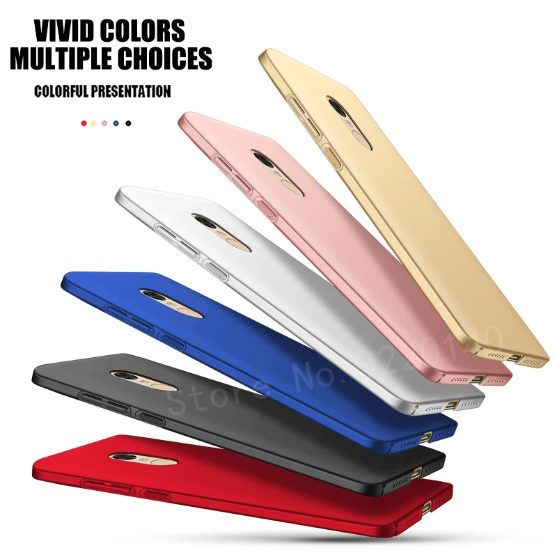 Роскошный пластиковый матовый чехол для телефона Xiaomi Redmi Note 4 защитный жесткий note
