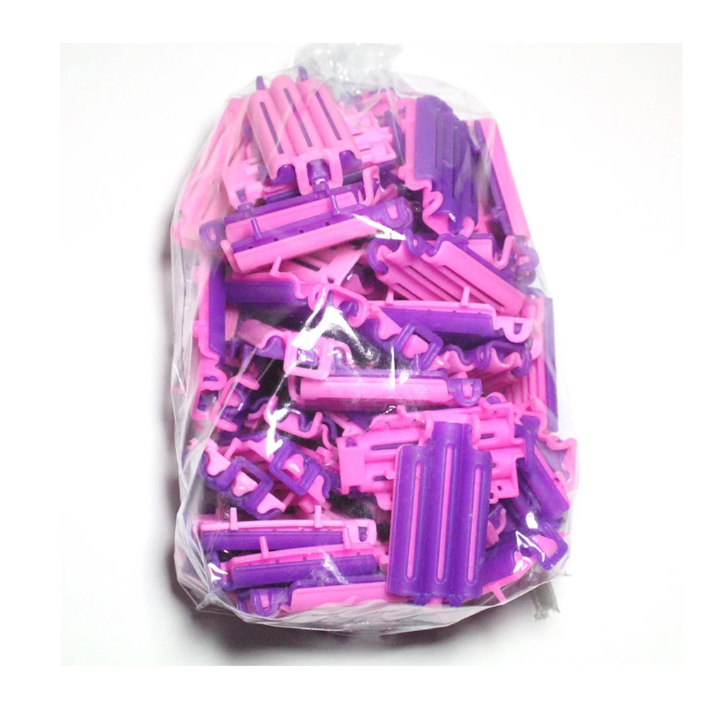 45pcs/bag Hair Clip Wave Perm Rod Bars Corn Curler Fluffy Clamps Rollers Roots Styling Cold Perming Tools | Красота и здоровье