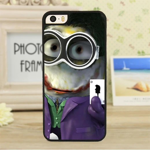 Миньон Джокер сотовый телефон дело чехол для iphone 4 4S 5 5S 5c SE 6 s и плюс # N051| |