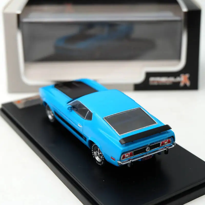 Премиум X 1:43 для Ford Mustang Mach 1 1973 синий PRD399J модели автомобилей Ограниченная серия