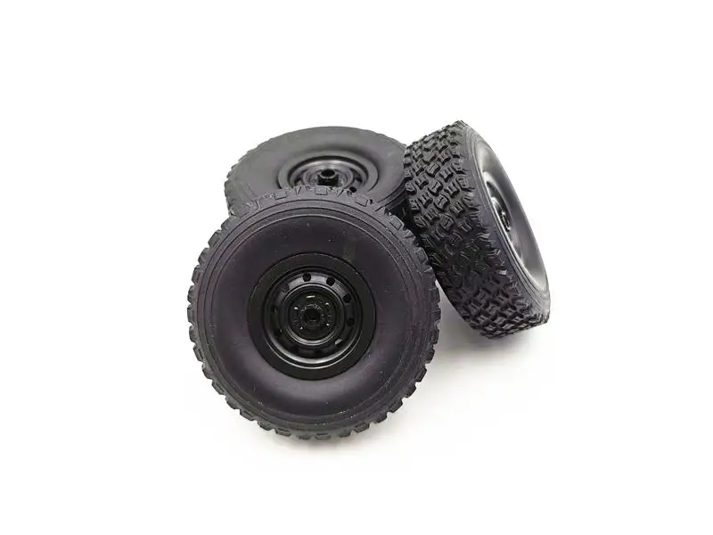 LeadingStar 4PCS/Set HengLong WPL C34 Four-wheel Drive FJ40 Cruiser RC Auto Parts Wheel Tires | &amp Accs