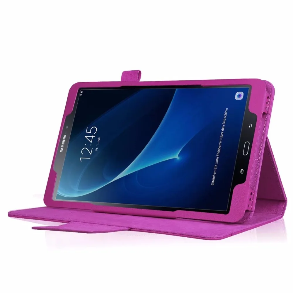 Бизнес Стиль кожаный Фолио для Samsung Galaxy Tab A 10 1 T585 T580 чехол планшета W/клавиатура