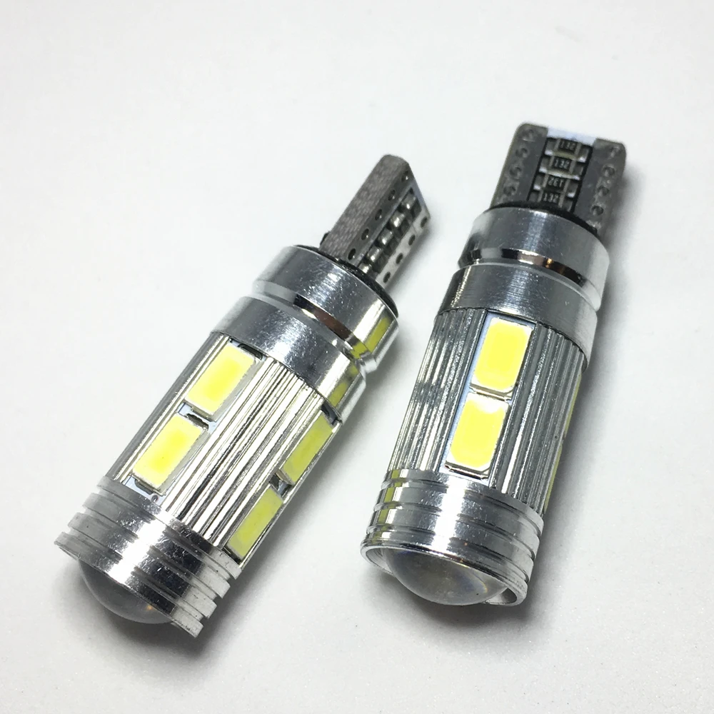 Автомобильный светодиодный светильник T10 Canbus 194 W5W 10 SMD 5630 для парковки боковый