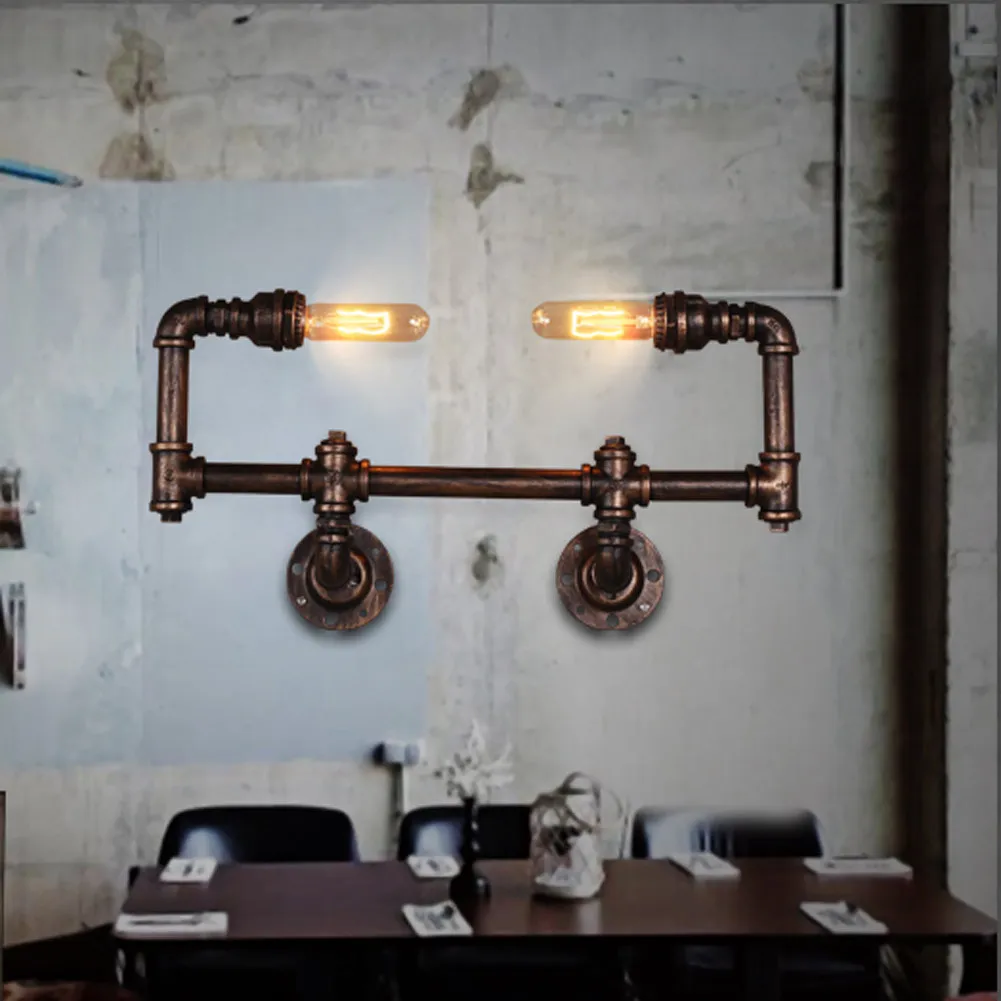 Винтажные Настенные светильники в стиле лофт классические черные лампы для