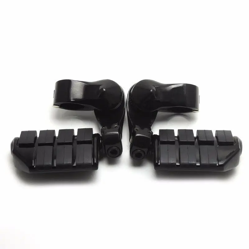 Черный 1 1/4 &quot1 25&quot 32 мм мотоциклетные педали для ног и короткие Угловые зажимы