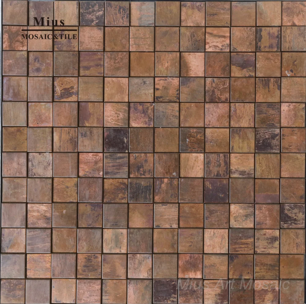 

China 3D copper metal tile mosaic art