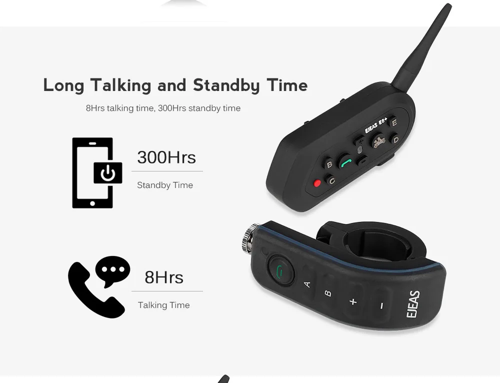Official Accessories Motorcycle Handlebar Remote Control for EJEAS E6 Plus Helmet Intercom | Автомобили и мотоциклы
