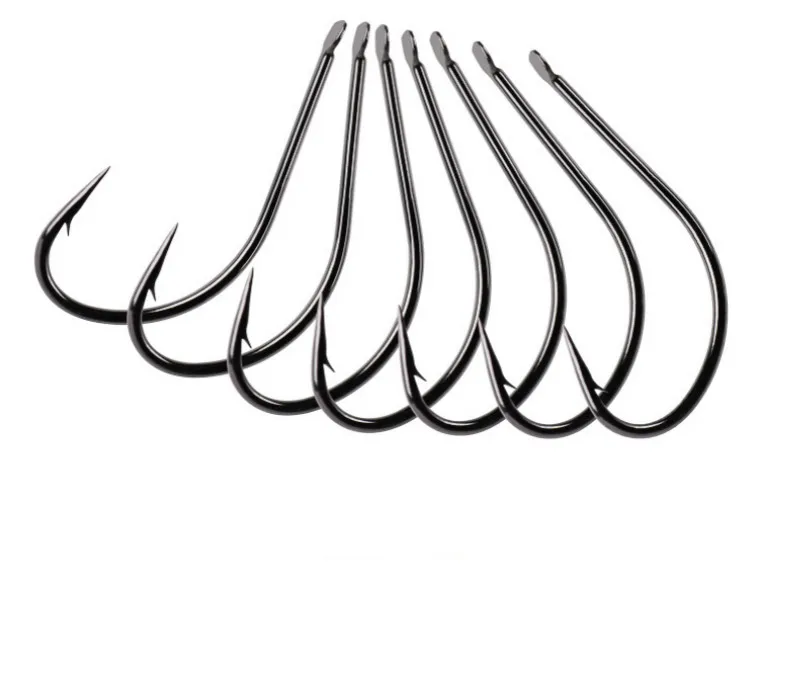 5 упаковок/партия рыбалка Mustad прочные крючки Wanshi с бородкой 10667 Мягкая приманка из
