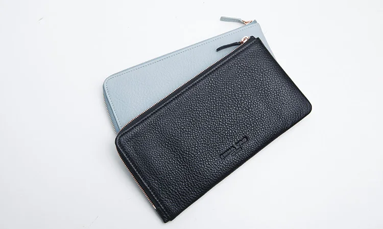 Женский кошелек из натуральной кожи EMMA YAO|coin purses holders|purse holderbrand leather wallet |
