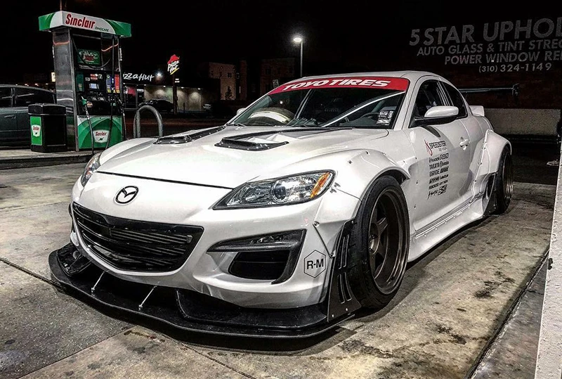Автомобильные аксессуары для Mazda RX8 SE3P RB Стиль FRP волокно стекло полный
