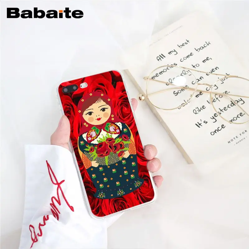 Милые русские куклы матрешка чехол для телефона iphone 12 11 Pro 11Pro Max 8 7 6 6S Plus X XS Макс 5 5S