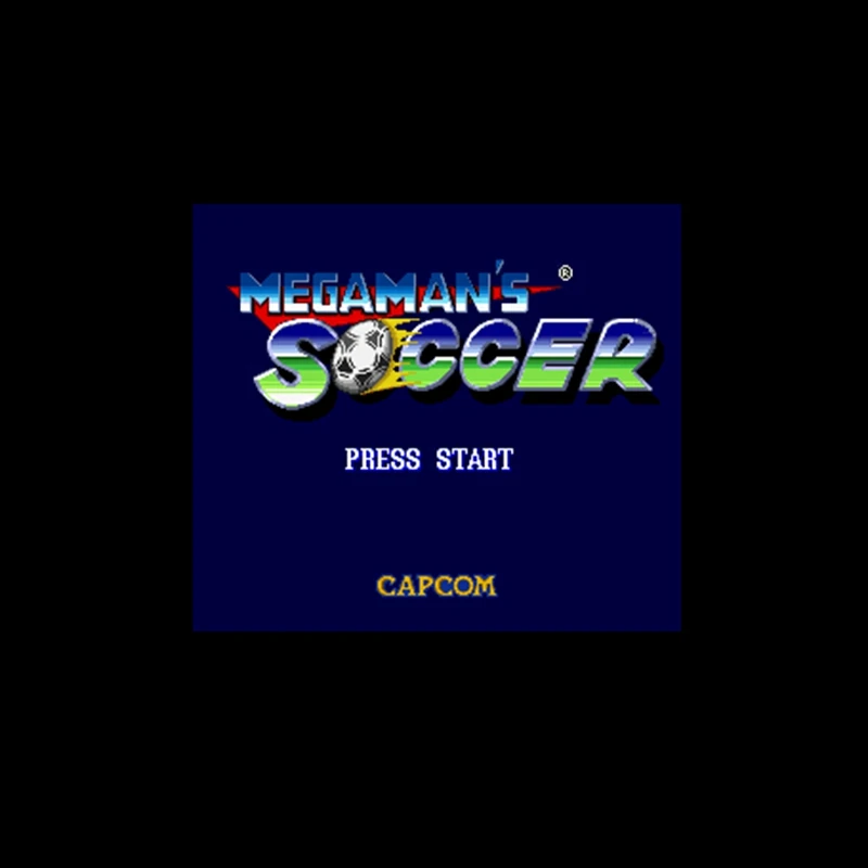 Mega Man's Soccer 16 бит NTSC большая серая игровая карта для США Версия игры|Картриджи| |