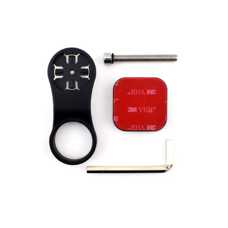 adapter and holder Крепление для велосипедного компьютера gps кронштейн для телефона стикер одометра поддержка расширение держатель для GARMIN Edge I gps порт аксессуары RR7165 - Цвет: adapter and holder