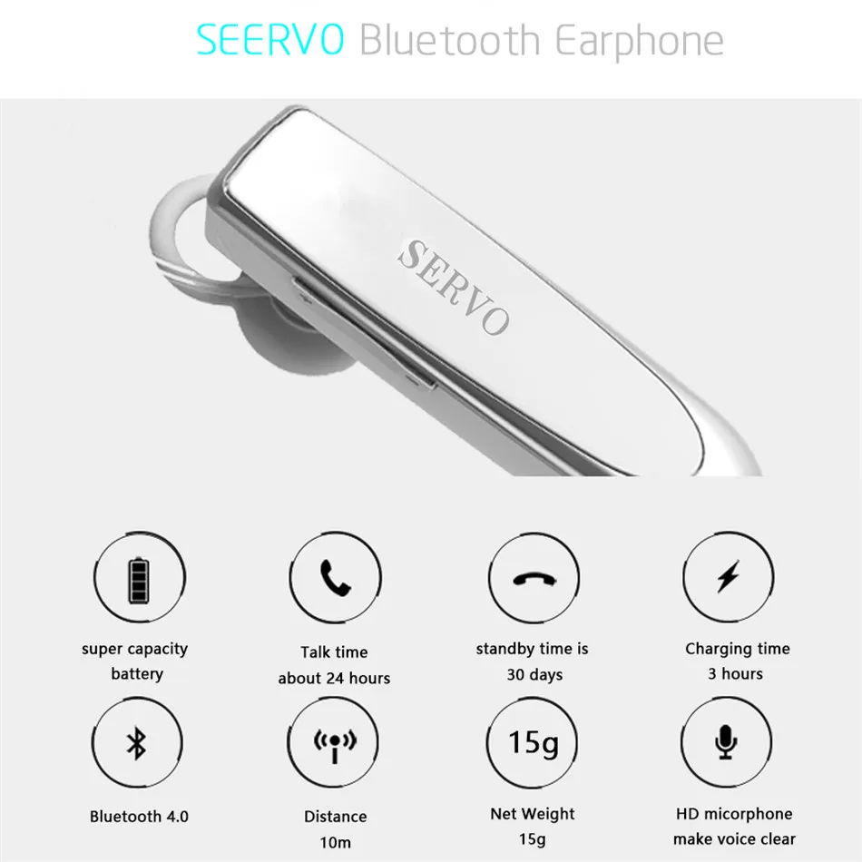 SERVO L1, беспроводные Bluetooth наушники, bluetooth-гарнитура, наушники-вкладыши с микрофоном, чехол для наушников, Поддержка русского языка для телефона