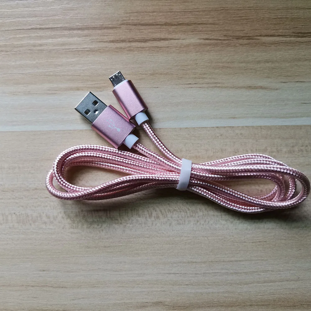 1 м микро USB кабель нейлон Быстрая зарядка USB кабель для передачи данных для samsung Xiaomi LG планшет Android мобильный телефон usb зарядный шнур