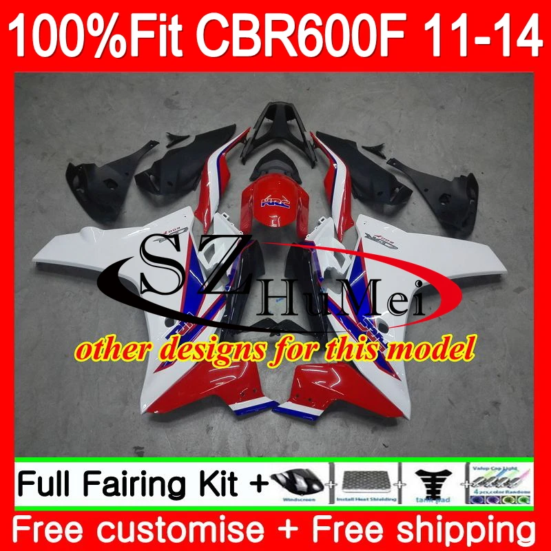 Литья под давлением для HONDA CBR600F4i синий CBR600F 11 12 13 14 116SH.3 CBR 600 F 600F CBR600 F4i 2011 2012 2013 2014