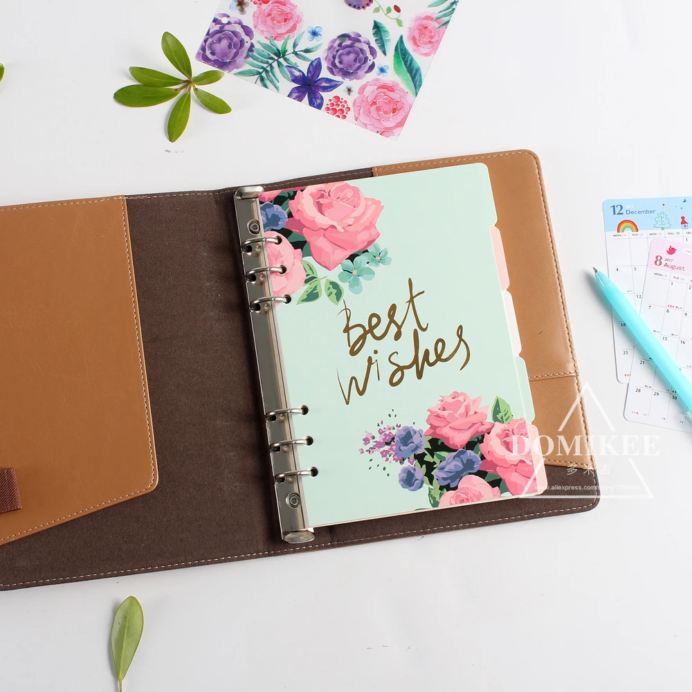 Новинка 2019 года мультяшная фотобумага для спиральных блокнотов индексная бумага