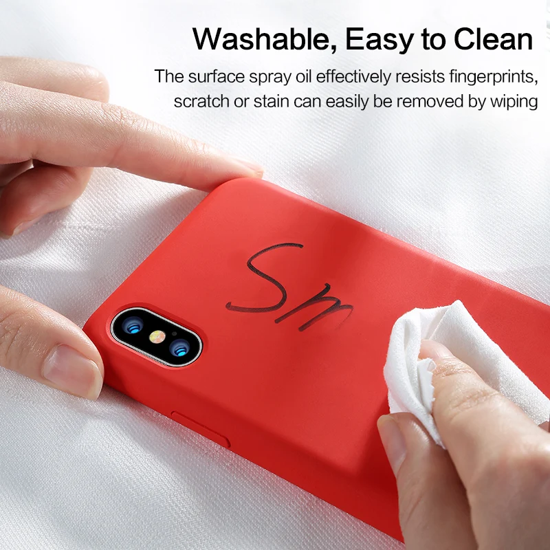 Однотонные силиконовые парные Чехлы SmartDevil для iphone XR X XS Max 6S 7 8 Plus милый мягкий