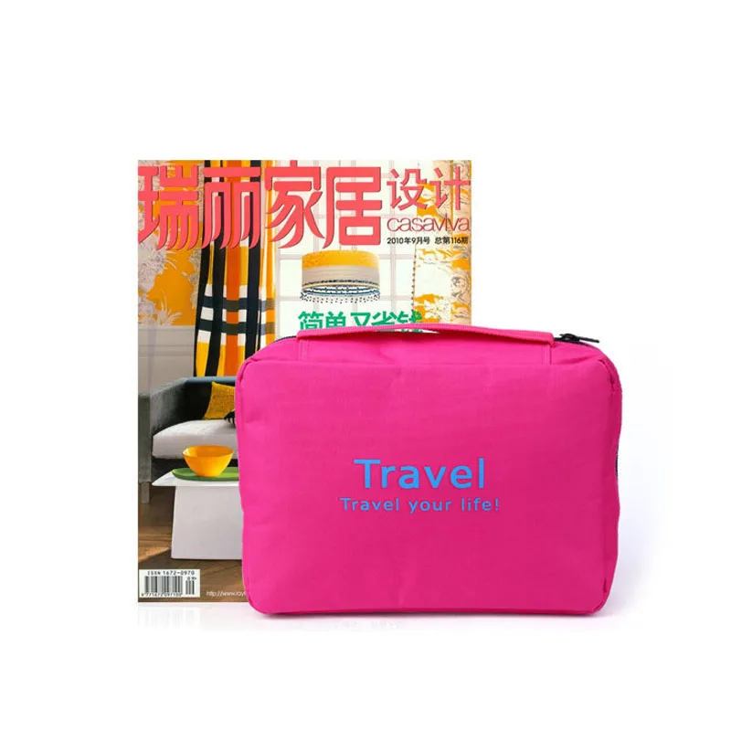 Для женщин Туалет мешок двойной Слои Водонепроницаемый Travel Organizer косметичка