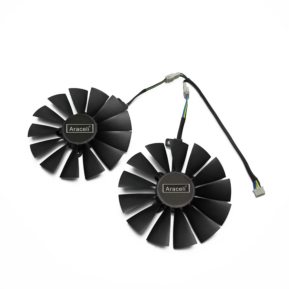 Вентилятор охлаждения с 13 лезвиями для ASUS STRIX RX 470 570 580 RX470 RX570 RX580 12 В 0 25 А 95 мм VGA