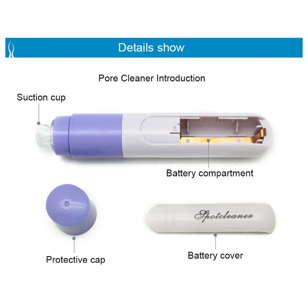 1 Набор Электрический Очиститель пор на лице для удаления угрей вакуумный акне очищающее средство ухода за