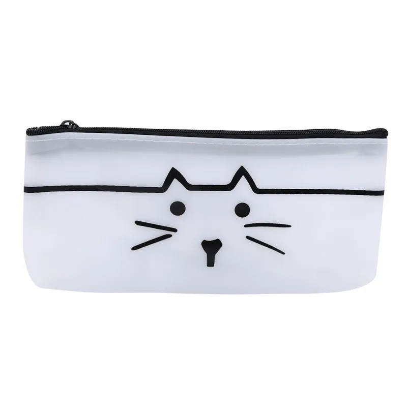 Мультяшная маленькая косметичка для кошек сумка карандаш с принтом в виде