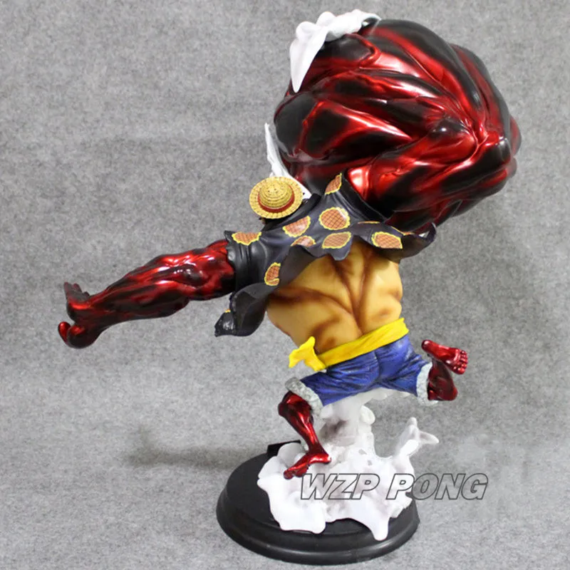 40 см одна штука Обезьяна D Luffy Gear 4 связанных человека статуя куклы игрушки смола