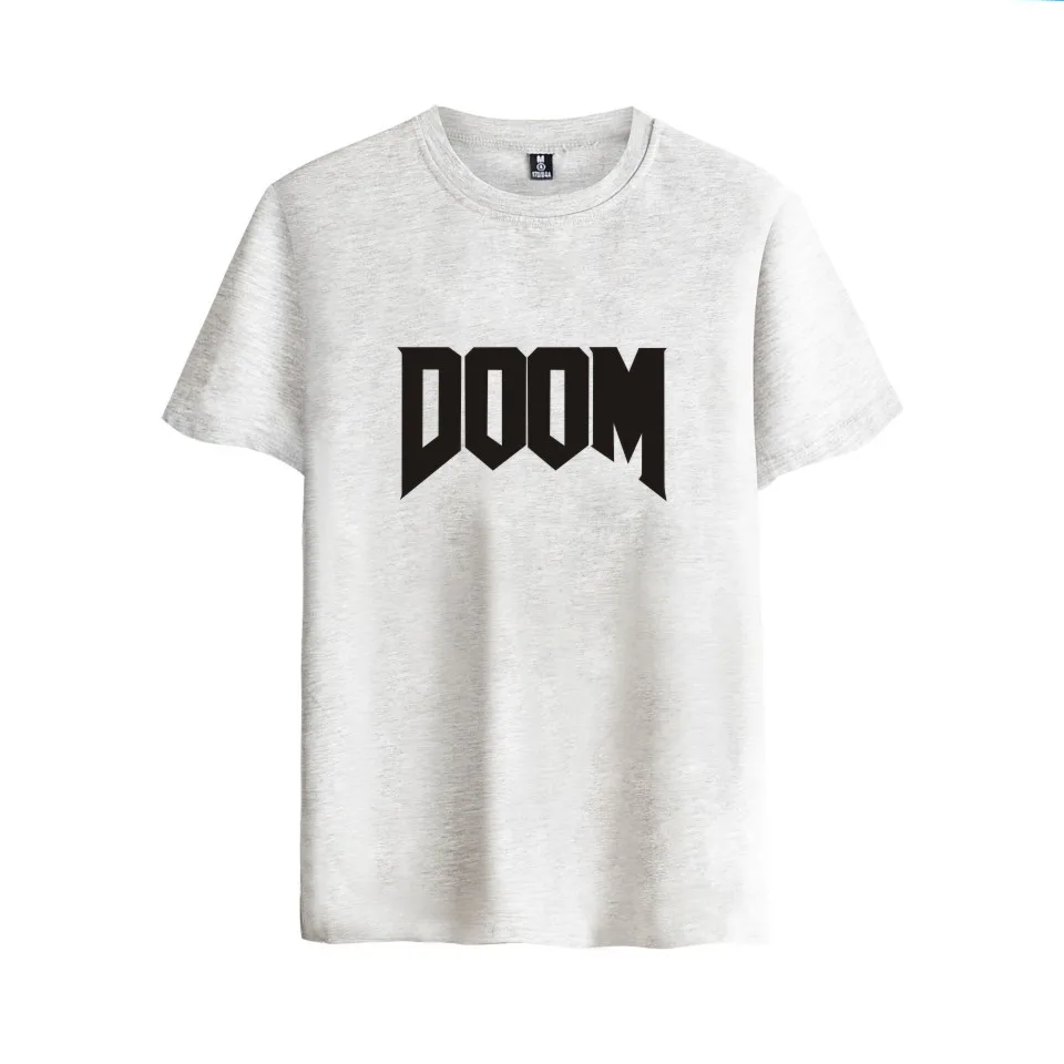 Шутер от первого лица игра DOOM футболка для мужчин и женщин летняя одежда