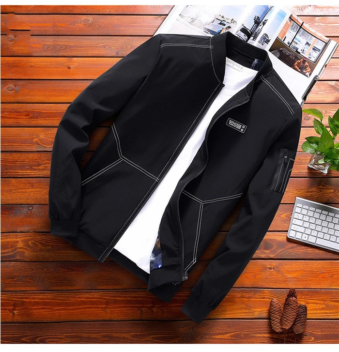 M-9XL куртка Для мужчин Повседневное Бейсбол куртка Демисезонный мода Slim Fit Для мужчин куртка тонкие куртки бренд Повседневное пальто Топ